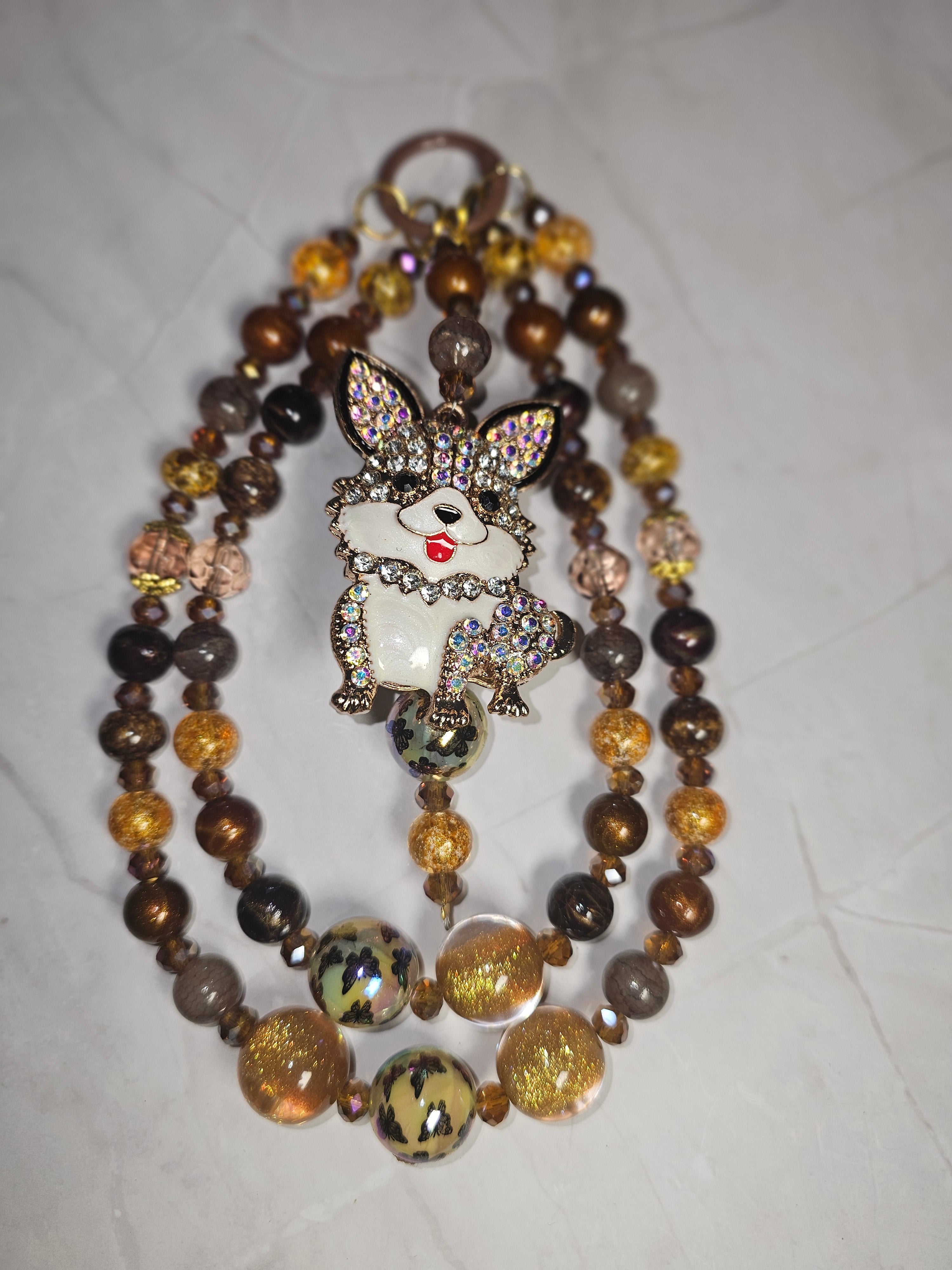 Handmade beaded keychains