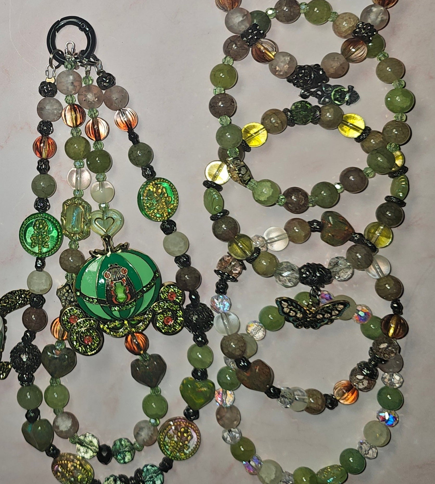 Handmade Sparkly keychain sets