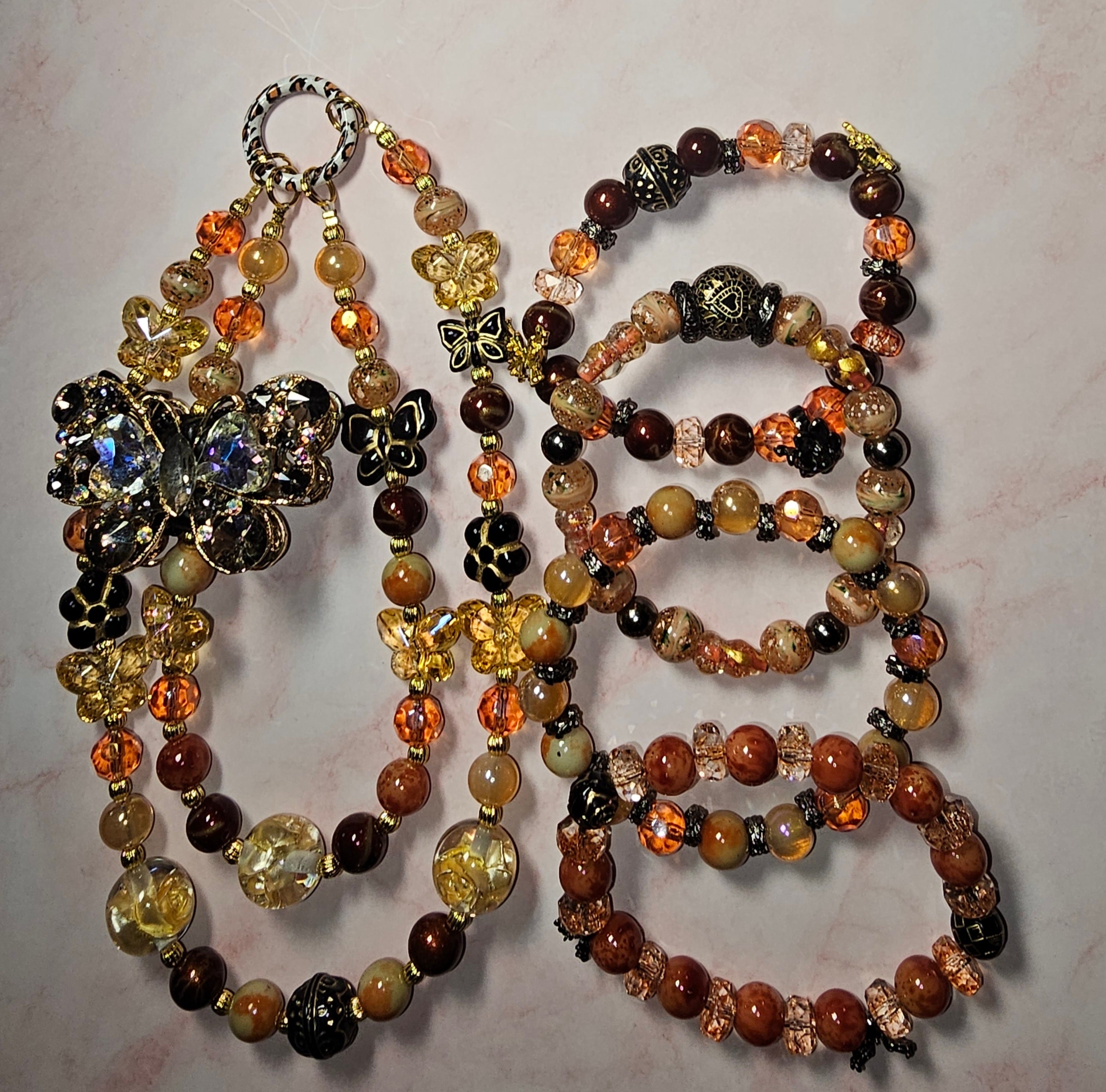 Handmade Sparkly keychain sets