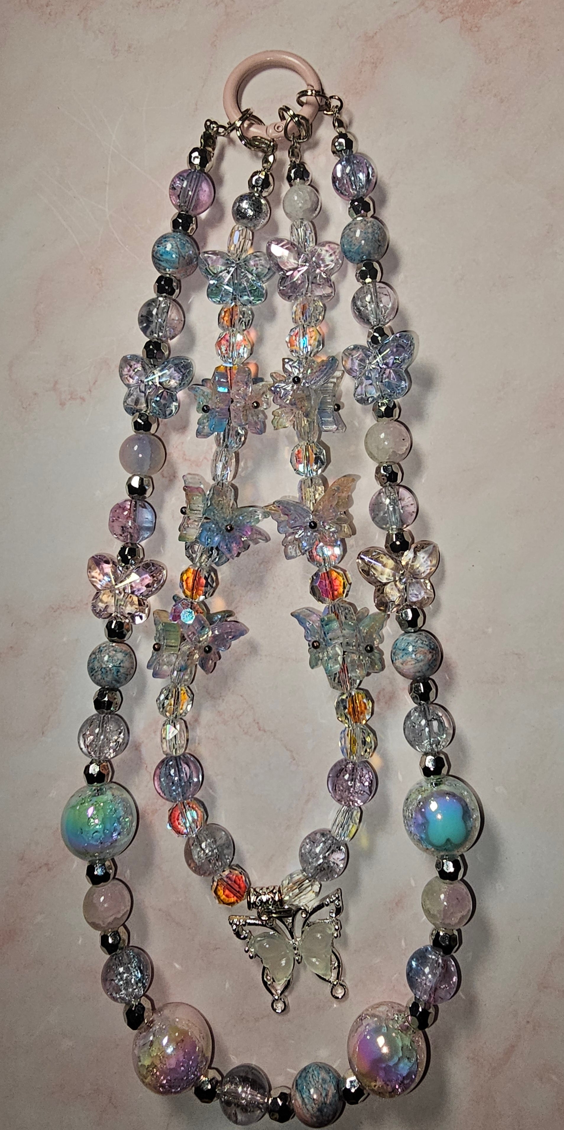Handmade beaded keychains