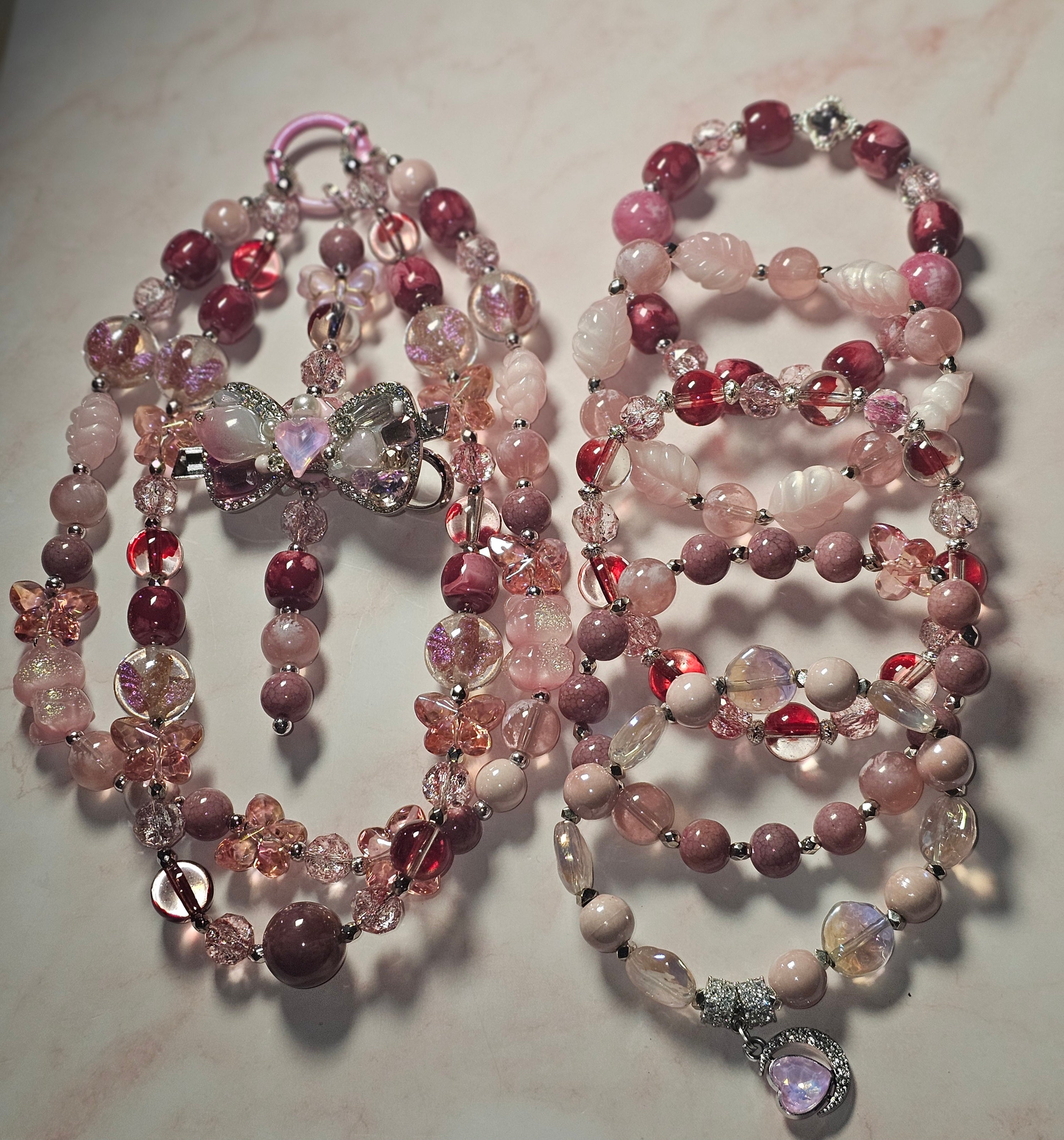 Handmade Sparkly keychain sets