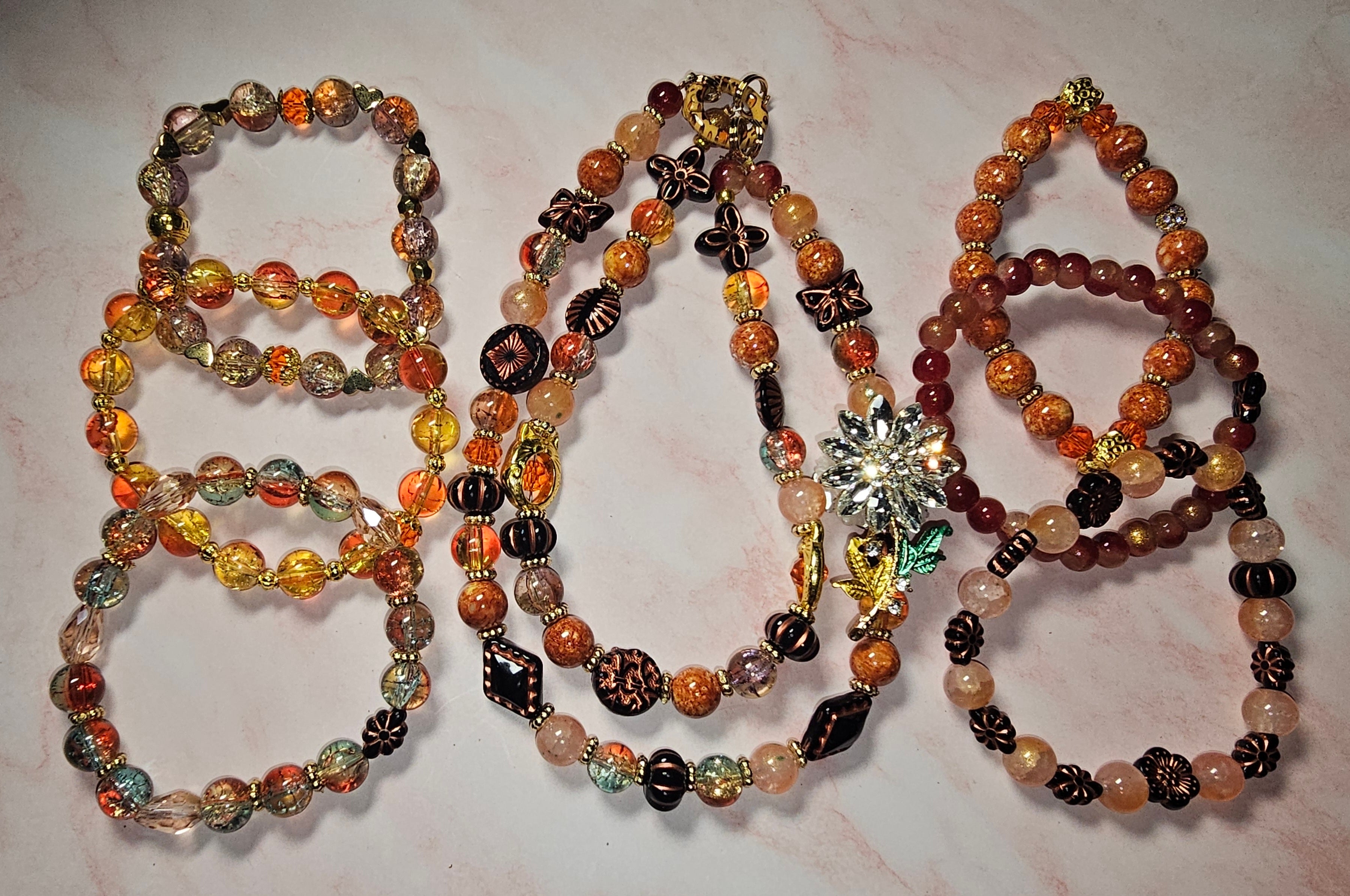 Handmade Sparkly keychain sets